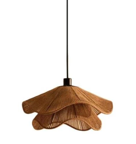 lampshade with macram