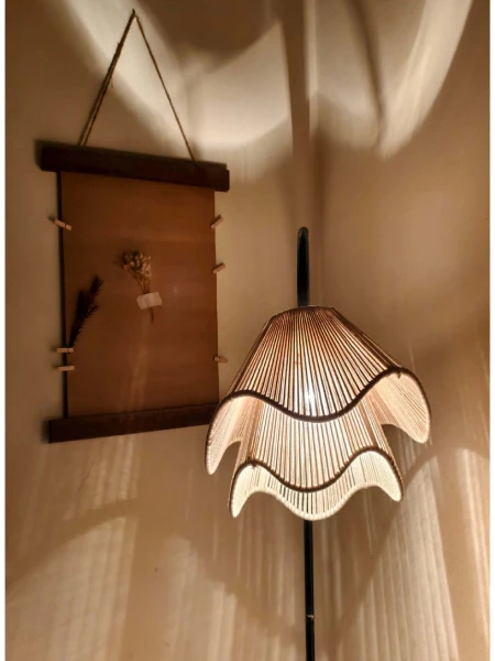 stand lampshade full setup